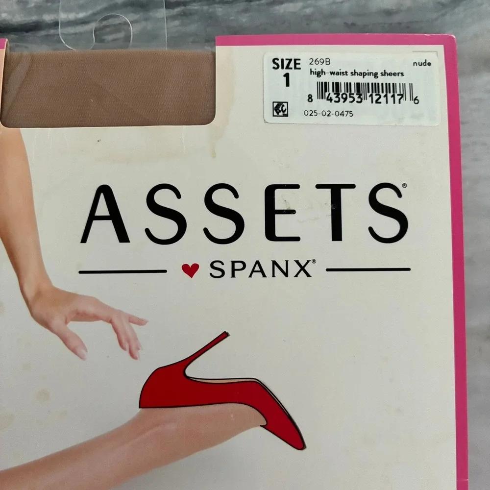 Assets by Spanx High-Waist Shaping Sheers Nude Pantyhose Size 1 269B